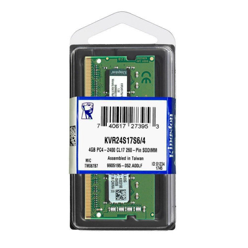 Модуль памяти Kingston 4GB 2400MHz DDR4 SODIMM