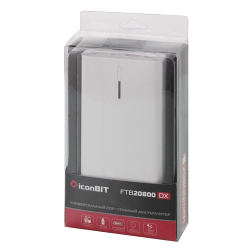 Внешний аккумулятор iconBIt 20800 mAh FTB20800DX