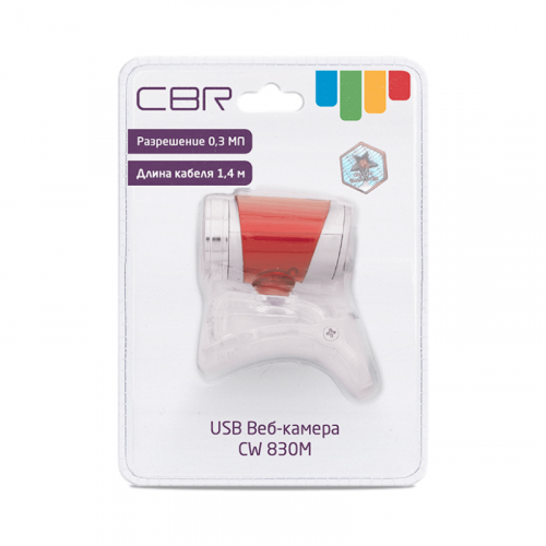 Веб-камера CBR CW 830M Red
