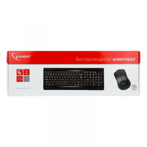 Клавиатура + мышь Gembird KBS-8001 беспроводная