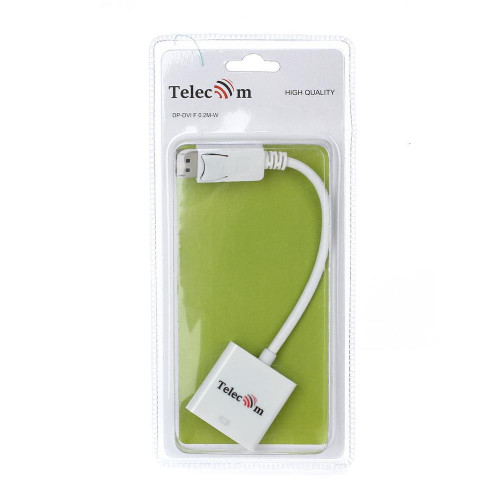 Кабель-переходник Telecom DP --> DVI-F 0,2m