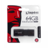 Флешка 64GB Kingston DataTraveler Traveler 100 G3, USB 3.0, черный