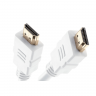 Кабель HDMI 19M/M 1.4V+3D/Ethernet AOpen/Qust 3m, белый