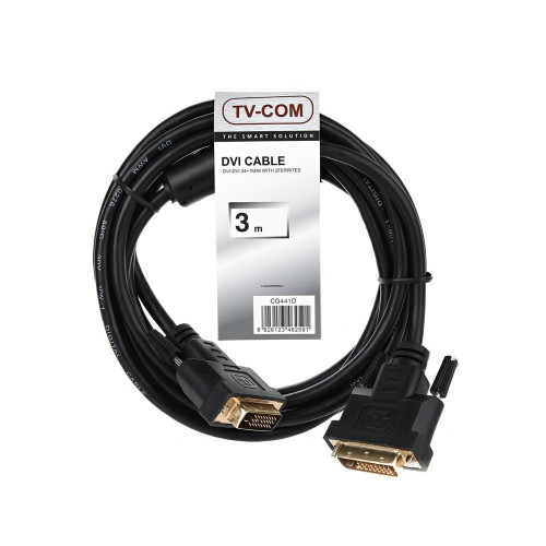 Кабель TV-COM DVI - DVI (DVI-D Single link) 3м