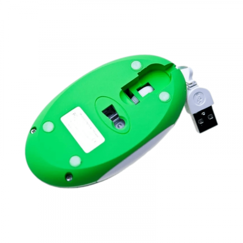 Мышь SolarBox X06 Green USB