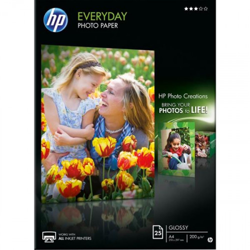 Фотобумага HP Everyday глянец A4 200г/м 25л