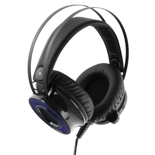 Игровая гарнитура с подсветкой Gembird MHS-G500L Black