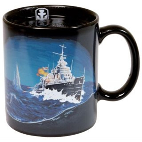 Кружка-хамелеон World of Warships "Морской бой"