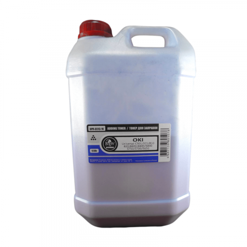 Тонер OKI Universal Cyan C301/321/610/810/830/910/930/3100/3200/ 3300/3400/3450/3530/3600/8600/8650/8800 B&W (кан. 1кг) Premium (Tomoegawa)