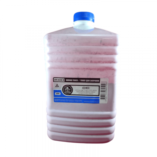 Тонер OKI Universal Magenta C301/321/610/810/830/910/930/3100/3200/ 3300/3400/3450/3530/3600/8600/8650/8800 B&W (кан. 1кг) Premium (Tomoegawa)