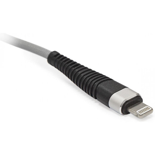 Кабель CBR USB-Lightning, 1м silver
