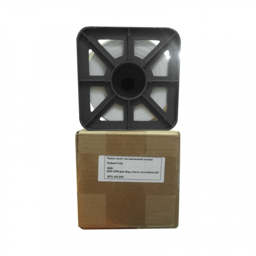 Рулон холст на хлопковой основе CPM-BIN 610мм*18м, 350г для Вод,/пигм,/ eco/latex/UV