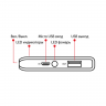 Внешний аккумулятор IconBIT 10000 mAH FTB10000SL Black