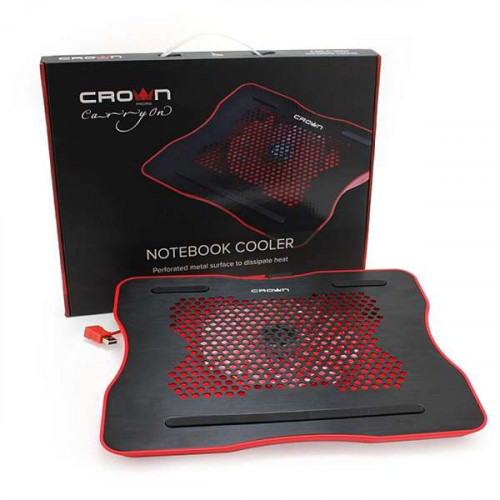 Подставка для ноутбука CROWN CMLC-1001 black red