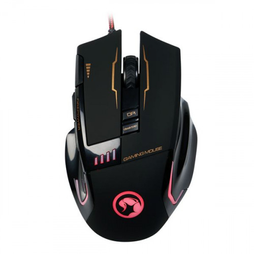 Игровая мышь Marvo G909 BK 8 кн 4 цв подсветки
