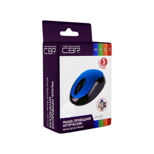Мышь CBR CM 102 Blue