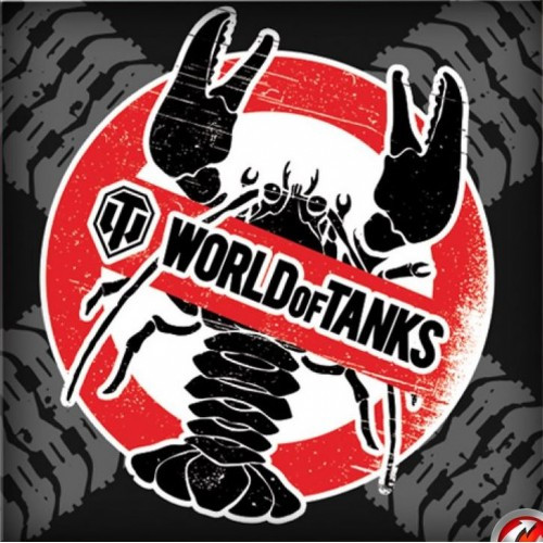 Наклейка на ноутбук World of Tanks «Раков нет»