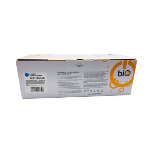 Картридж Bion CC531A голубой 2800 стр