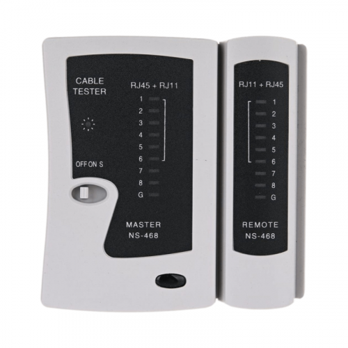 Тестер LAN Telecom XT-468 для RJ-45, RJ-12  (LY-CT005)