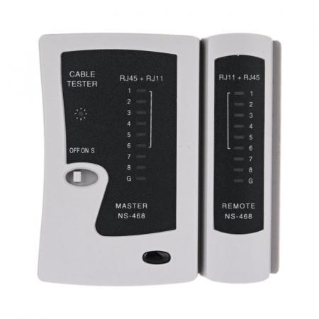 Тестер LAN Telecom XT-468 для RJ-45, RJ-12  (LY-CT005)