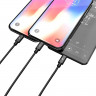 Кабель USB Orico Lightning*2 + Type-C Data Cable, black 1.2м