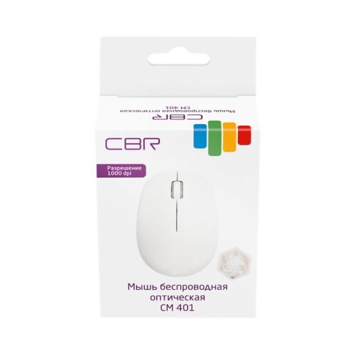 Мышь CBR CM 401c White