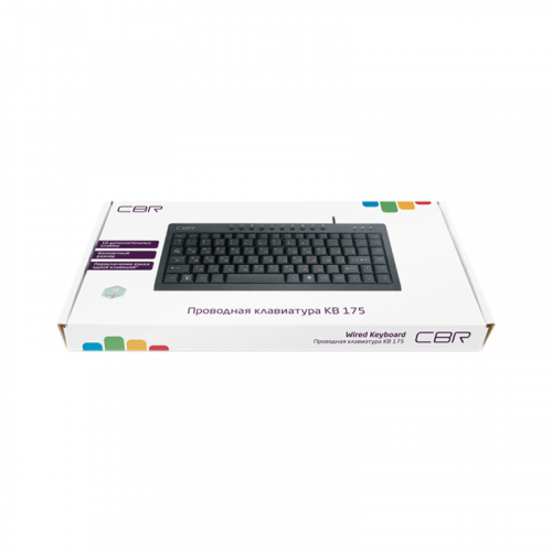 Клавиатура мини CBR KB 175 Black USB