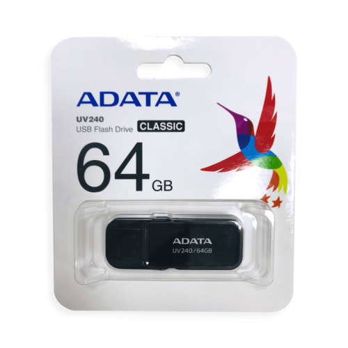 Флешка 64GB ADATA UV240 USB 2.0 Black AUV240-64G-RBK