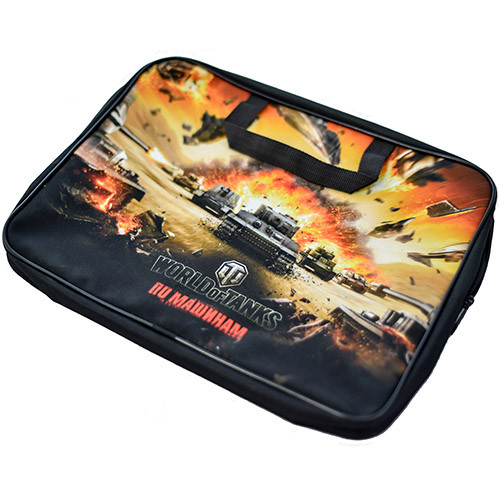 Сумка школьная с ручками World of Tanks 26*35*3 см