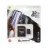 Карта памяти microSDHC 32GB Kingston Class 10 UHS-I U1 Canvas Select Plus (SD адаптер) 100MB/s