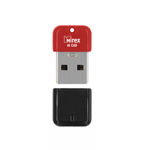 Флешка 8GB Mirex Arton, USB 2.0, Красный