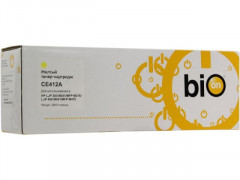 Картридж Bion CE412A для HP CLJ желтый, 2600 стр.
