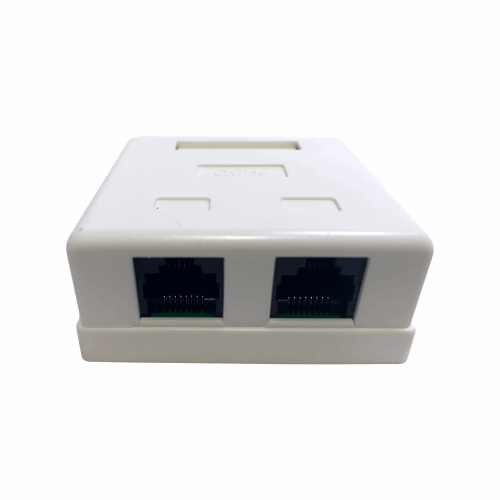 Розетка Gembird RJ-45 кат.5E внешняя двойная