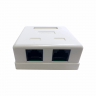 Розетка Gembird RJ-45 кат.5E внешняя двойная