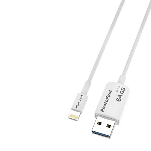 Флешка 64GB PhotoFast PhotoBackup Cable 1m -Lightning/USB 3.0