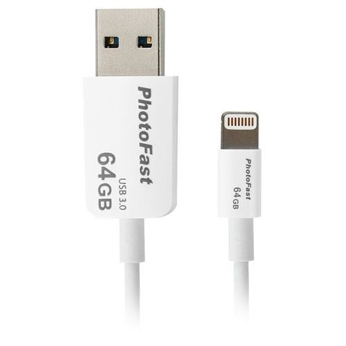 Флешка 64GB PhotoFast PhotoBackup Cable 1m -Lightning/USB 3.0