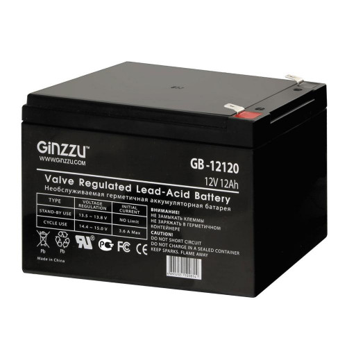 Аккумулятор Ginzzu 12v 12Ah