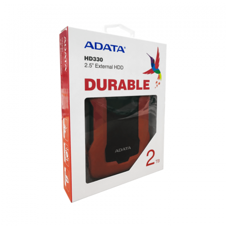 Внешний жесткий диск 2TB ADATA USB3.1 DashDrive HD330 Red