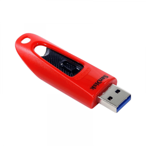 Флешка 64GB SanDisk CZ48R Ultra, USB 3.0 Red