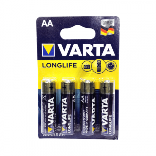 Батарейка VARTA LR6/4BL LONG LIFE 4106 4 шт. в уп-ке