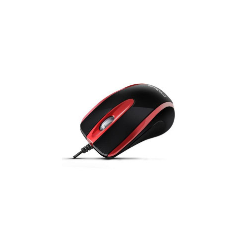 Мышь CROWN CMM-014 (black&red)
