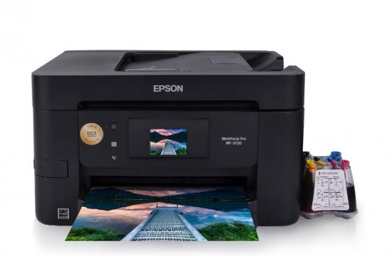 МФУ Epson WorkForce Pro WF-3720DWF c СНПЧ и чернилами
