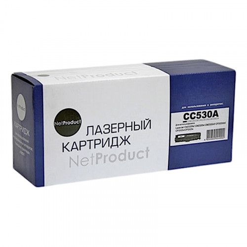 Картридж NetProduct N-CC530A/CE410/CF380/718 для HP CLJ, Canon Black, 4000стр