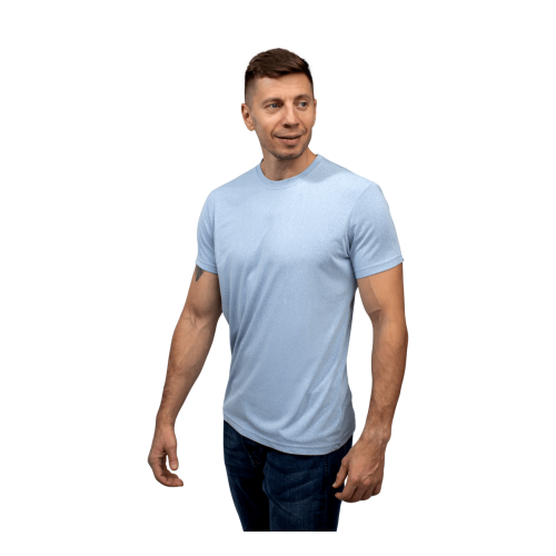 Футболка Futbitex "Melange" Классика 48(M), голубой