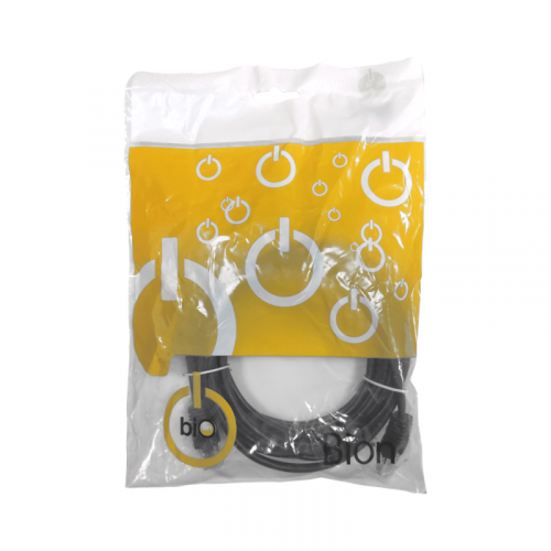 Патч корд Bion UTP кат.5e CCA, 5м, черный BCL-PP12-5M/BK