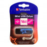 Флешка 16GB Verbatim Mini Neon Edition, USB 2.0
