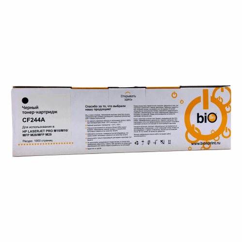Картридж Bion CF244A для HP LJ Pro 1000 стр.