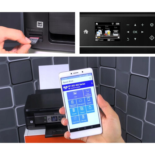 МФУ Epson XP-452 СНПЧ + чернила