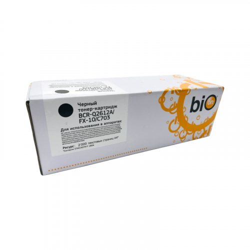 Картридж Bion C703/FX-10/Q2612A для Canon i-SENSYS FAX-L95, 100, 120, 140, 160, MF-4018, 4120, 4140, 4150, 4270, 4320d (2'000 стр.)