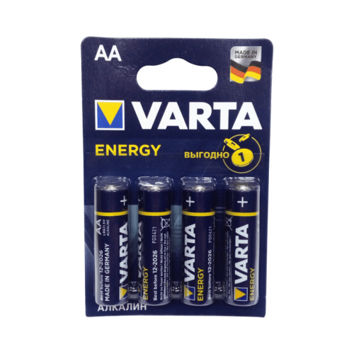 Батарейка VARTA LR6/4BL ENERGY 4106 (4 шт. в уп-ке)